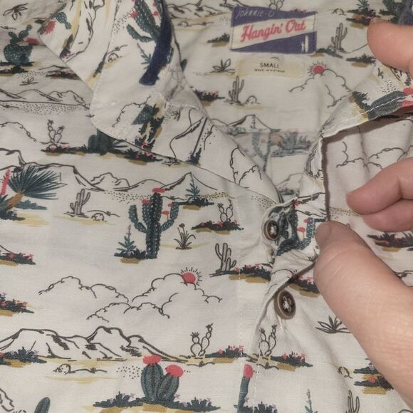 Johnnie-O Hangin' Out Button Up, Size Small - Picture 5 of 10